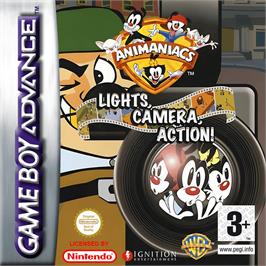 Box cover for Animaniacs - Lights Camera Action ! on the Nintendo Game Boy Advance.
