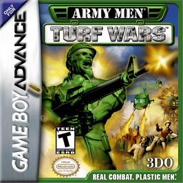 Box cover for Army Men - Turf Wars on the Nintendo Game Boy Advance.