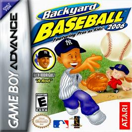 Box cover for Backyard Basketball 2007 on the Nintendo Game Boy Advance.