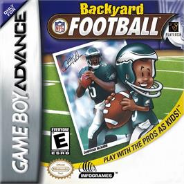 Box cover for Backyard Football on the Nintendo Game Boy Advance.