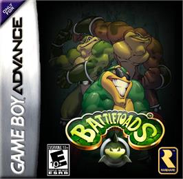 Box cover for Battletoads on the Nintendo Game Boy Advance.