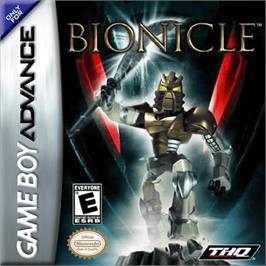Box cover for Bionicle: Matoran Adventures on the Nintendo Game Boy Advance.