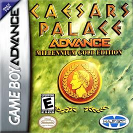Box cover for Caesars Palace Advance - Millennium Gold Edition on the Nintendo Game Boy Advance.