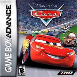 Box cover for Cars on the Nintendo Game Boy Advance.