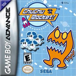 Box cover for ChuChu Rocket on the Nintendo Game Boy Advance.