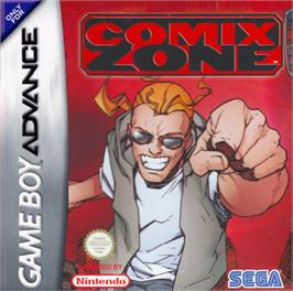 Box cover for Comix Zone on the Nintendo Game Boy Advance.