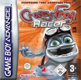 Box cover for Crazy Frog Racer on the Nintendo Game Boy Advance.