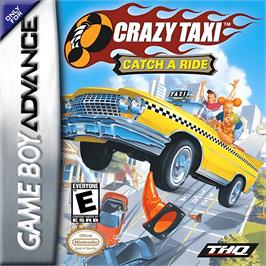 Box cover for Crazy Taxi - Catch A Ride on the Nintendo Game Boy Advance.