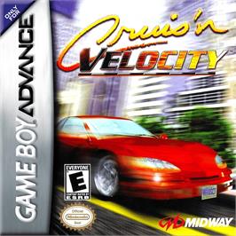 Box cover for Cruis'n Velocity on the Nintendo Game Boy Advance.