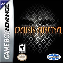 Box cover for Dark Arena on the Nintendo Game Boy Advance.