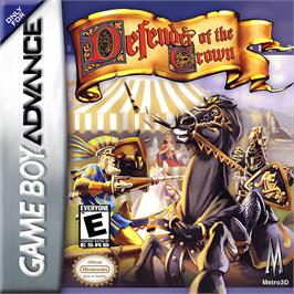Box cover for Defender Of The Crown on the Nintendo Game Boy Advance.