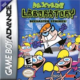Box cover for Dexter's Laboratory - Deesaster Strikes ! on the Nintendo Game Boy Advance.