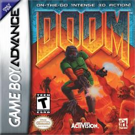 Box cover for Doom on the Nintendo Game Boy Advance.