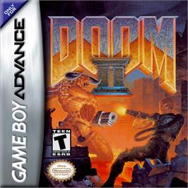 Box cover for Doom 2 on the Nintendo Game Boy Advance.