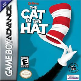Box cover for Dr. Seuss' The Cat in the Hat on the Nintendo Game Boy Advance.