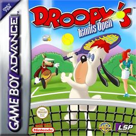 Box cover for Droopy's Tennis Open on the Nintendo Game Boy Advance.