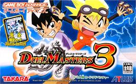 Box cover for Duel Masters 3 on the Nintendo Game Boy Advance.