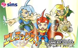 Box cover for Elemix! on the Nintendo Game Boy Advance.