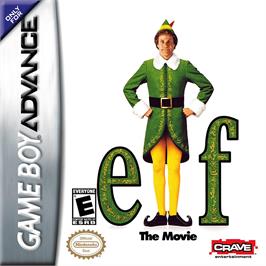 Box cover for Elf - The Movie on the Nintendo Game Boy Advance.