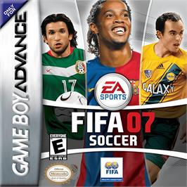 Box cover for FIFA 07 on the Nintendo Game Boy Advance.