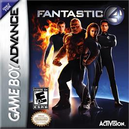 Box cover for Fantastic 4 on the Nintendo Game Boy Advance.