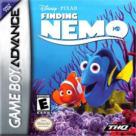 Box cover for Finding Nemo on the Nintendo Game Boy Advance.