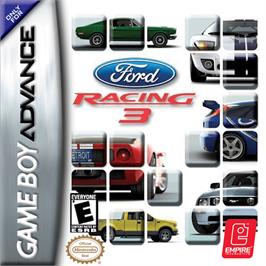 Box cover for Ford Racing 3 on the Nintendo Game Boy Advance.
