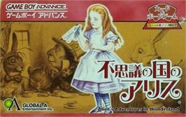 Box cover for Fushigi No Kuni No Alice on the Nintendo Game Boy Advance.