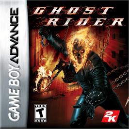 Box cover for Ghost Rider on the Nintendo Game Boy Advance.