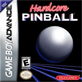 Box cover for Hardcore Pinball on the Nintendo Game Boy Advance.