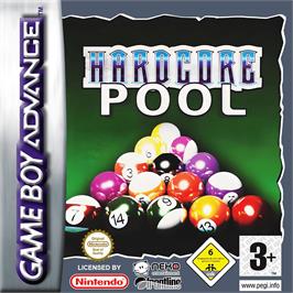 Box cover for Hardcore Pool on the Nintendo Game Boy Advance.