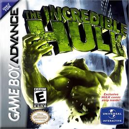 Box cover for Incredible Hulk, The on the Nintendo Game Boy Advance.