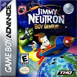 Box cover for Jimmy Neutron - Boy Genius on the Nintendo Game Boy Advance.