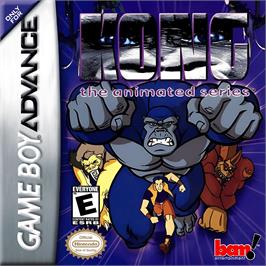 Box cover for Kong - The Animated Series on the Nintendo Game Boy Advance.