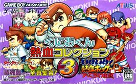 Box cover for Kunio Kun Nekketsu Collection 3 on the Nintendo Game Boy Advance.