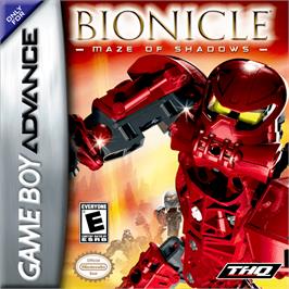 Box cover for LEGO Bionicle: Tales of Tohunga on the Nintendo Game Boy Advance.