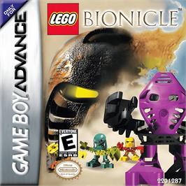 Box cover for Lego Bionicle on the Nintendo Game Boy Advance.