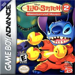 Box cover for Lilo & Stitch 2: Hamsterviel Havoc on the Nintendo Game Boy Advance.