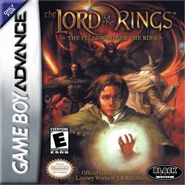 Box cover for Lord Of The Rings, The - The Fellowship Of The Ring on the Nintendo Game Boy Advance.