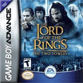 Box cover for Lord of the Rings: The Two Towers on the Nintendo Game Boy Advance.