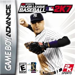Box cover for Major League Baseball 2k7 on the Nintendo Game Boy Advance.
