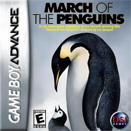 Box cover for March Of The Penguins on the Nintendo Game Boy Advance.