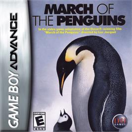 Box cover for March of the Penguins on the Nintendo Game Boy Advance.