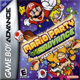 Box cover for Mario Party Advance on the Nintendo Game Boy Advance.