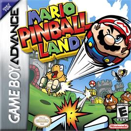 Box cover for Mario Pinball Land on the Nintendo Game Boy Advance.