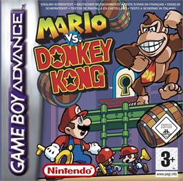Box cover for Mario vs. Donkey Kong on the Nintendo Game Boy Advance.