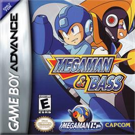 Box cover for Mega Man & Bass on the Nintendo Game Boy Advance.
