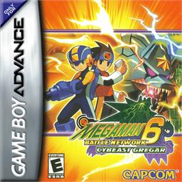 Box cover for Mega Man Battle Network 6: Cybeast Gregar on the Nintendo Game Boy Advance.