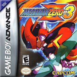 Box cover for Mega Man Zero 3 on the Nintendo Game Boy Advance.