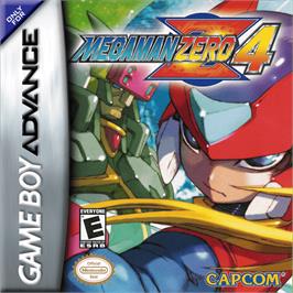 Box cover for Mega Man Zero 4 on the Nintendo Game Boy Advance.
